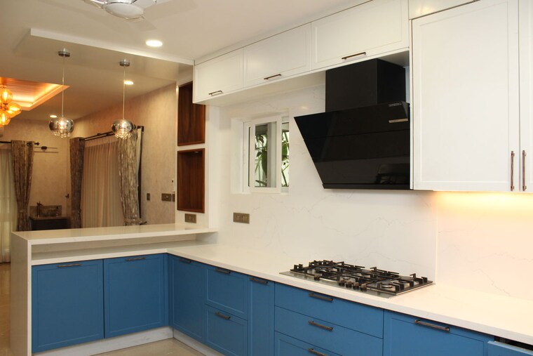 Kitchen, rajapushpa-green-dale 4 Bedroom 4200 Sq.Ft. Villa In Tellapur Hyderabad 10760839