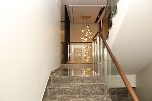 Staircase in 4 BHK Villa at Rajapushpa Green Dale, Tellapur – for Sale