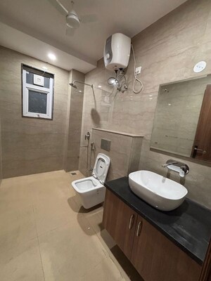 Bathroom in 3 BHK Apartment at Freedom Fighters Enclave – for Rent
