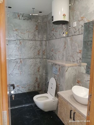 Bathroom in 3 BHK Apartment at Freedom Fighters Enclave – for Rent