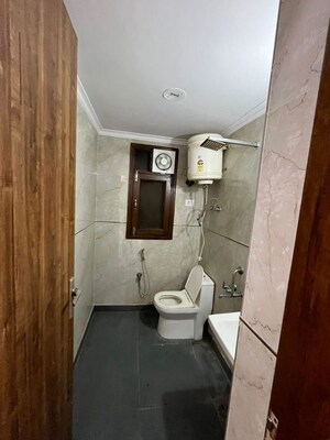 Bathroom in 2 BHK Builder Floor at Chattarpur – for Rent