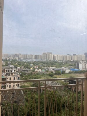 Balcony in 2.5 BHK Apartment at VVIP Homes, Gaur City 2 – for Rent