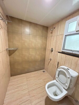 Bathroom in 3 BHK Apartment at Prestige Lakeside Habitat, Varthur – for Rent