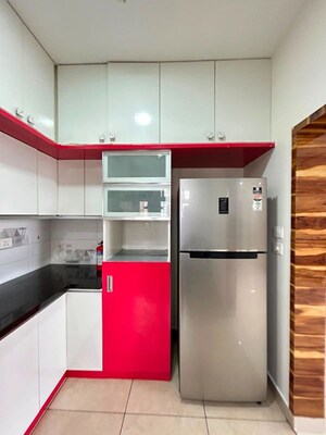 Kitchen in 3 BHK Apartment at Prestige Lakeside Habitat, Varthur – for Rent