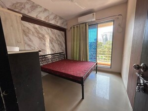 Bedroom in 2 BHK Apartment at Swastik Bhima, Ulwe – for Rent