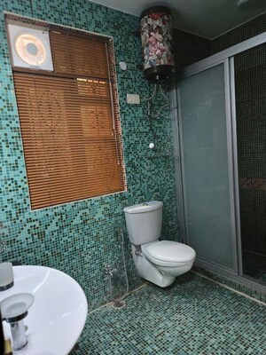 Bathroom in 3 BHK Apartment at Green Park Extension – for Rent
