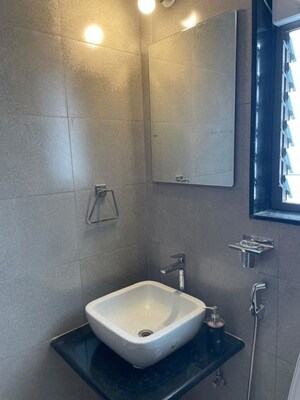 Bathroom in 1 BHK Apartment at Paranjape Blue Ridge, Hinjewadi – for Rent