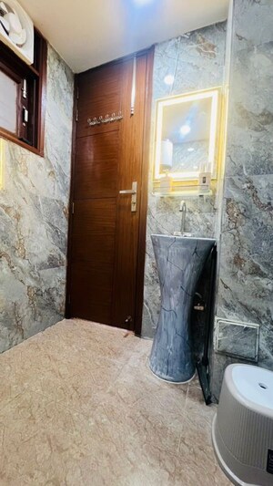 Bathroom in 2 BHK Builder Floor at Saket – for Rent