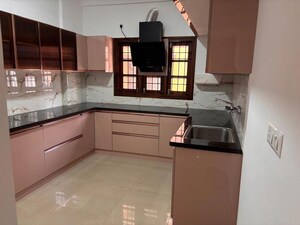 Kitchen in 3 BHK Builder Floor at Cox Town – for Rent