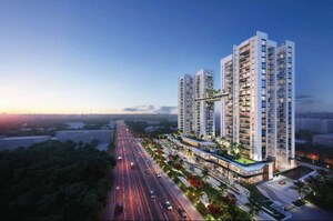 4 BHK Apartment – Exterior View View at Shalimar Sky Garden, Vibhuti Khand - for Sale