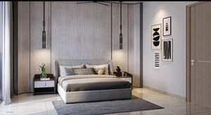 Living Room in 4 BHK Apartment at Shalimar Sky Garden, Vibhuti Khand – for Sale