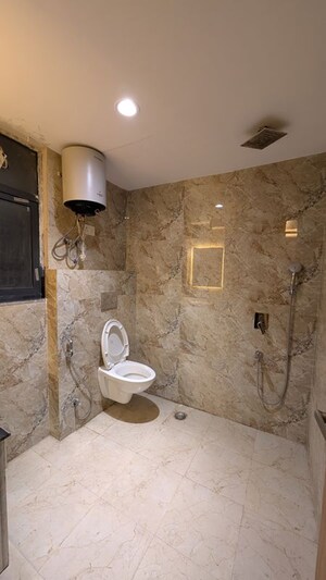 Bathroom in 2 BHK Builder Floor at Saket – for Rent