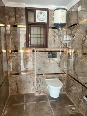 Bathroom in 2 BHK Builder Floor at Saket – for Rent