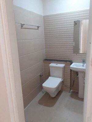 Bathroom in 3 BHK Apartment at Shiva Enclave Zirakpur, Patiala Road – for Rent