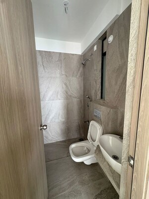 Bathroom in 2 BHK Apartment at Prescon Midtown Bay, Mahim West – for Rent