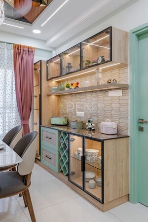 Kitchen in 3 BHK Apartment at Rajapushpa Regalia, Kokapet – for Sale