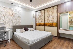 Bedroom in 3 BHK Apartment at Rajapushpa Regalia, Kokapet – for Sale