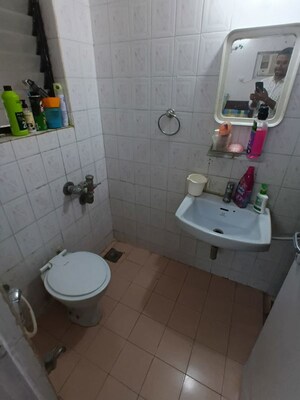 Bathroom in 3 BHK Apartment at Lokhandwala Whispering Palms, Kandivali East – for Rent
