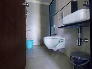 Bathroom in 1 BHK Apartment at Siddhi Highland Haven, Balkum Pada – for Sale