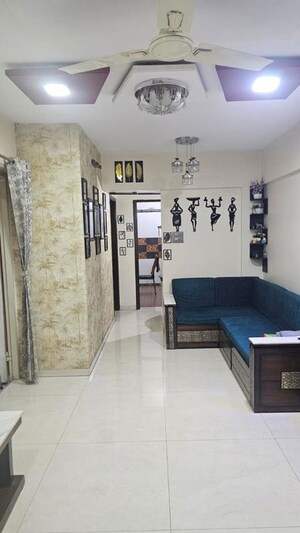 Living Room in 1 BHK Apartment at G K Silver Land Residency, Ravet – for Rent