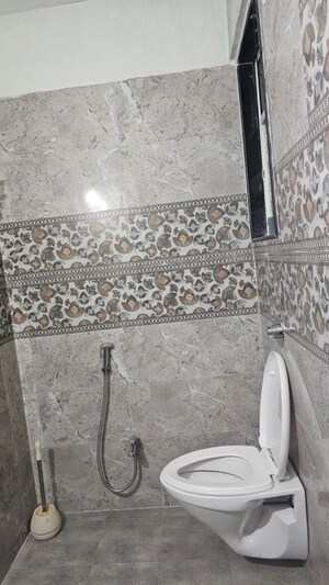 Bathroom in 1 BHK Apartment at G K Silver Land Residency, Ravet – for Rent