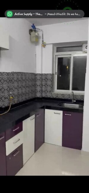 Kitchen in 2 BHK Apartment at Lodha Splendora, Ghodbunder Road – for Rent