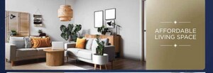 Living Room in 2 BHK Apartment at Damji Shamji Mahavir Tranquil, Shivai Nagar – for Sale