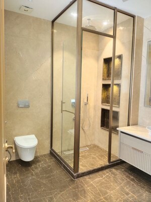 Bathroom in 4 BHK Builder Floor at Vasant Vihar – for Rent