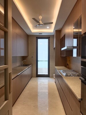 Kitchen in 4 BHK Builder Floor at Vasant Vihar – for Rent