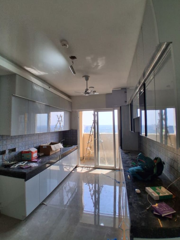 Kitchen, tulip-yellow 3 Bedroom 1704 Sq.Ft. Apartment In Sector 69 Gurgaon 10761096