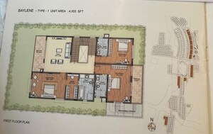 Master Plan in 5 BHK Villa at Prestige Lakeside Habitat, Varthur – for Sale