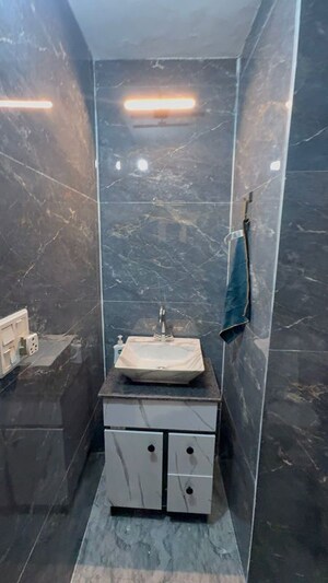 Bathroom in 3 BHK Apartment at Surya Towers Zirakpur, Lohgarh – for Rent