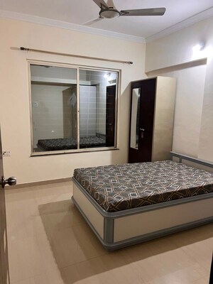 Bedroom in 2 BHK Apartment at SSD Sai Platinum, Pimple Saudagar – for Rent