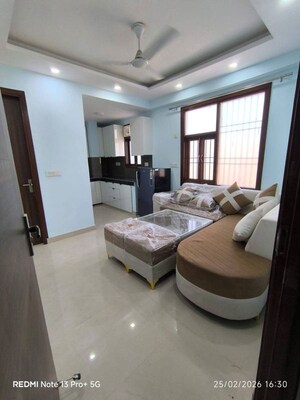 Living Room in 1 BHK Builder Floor at Saket – for Rent