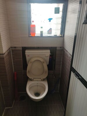 Bathroom in 2 BHK Apartment at Shiv Om CHS, Chandivali – for Rent