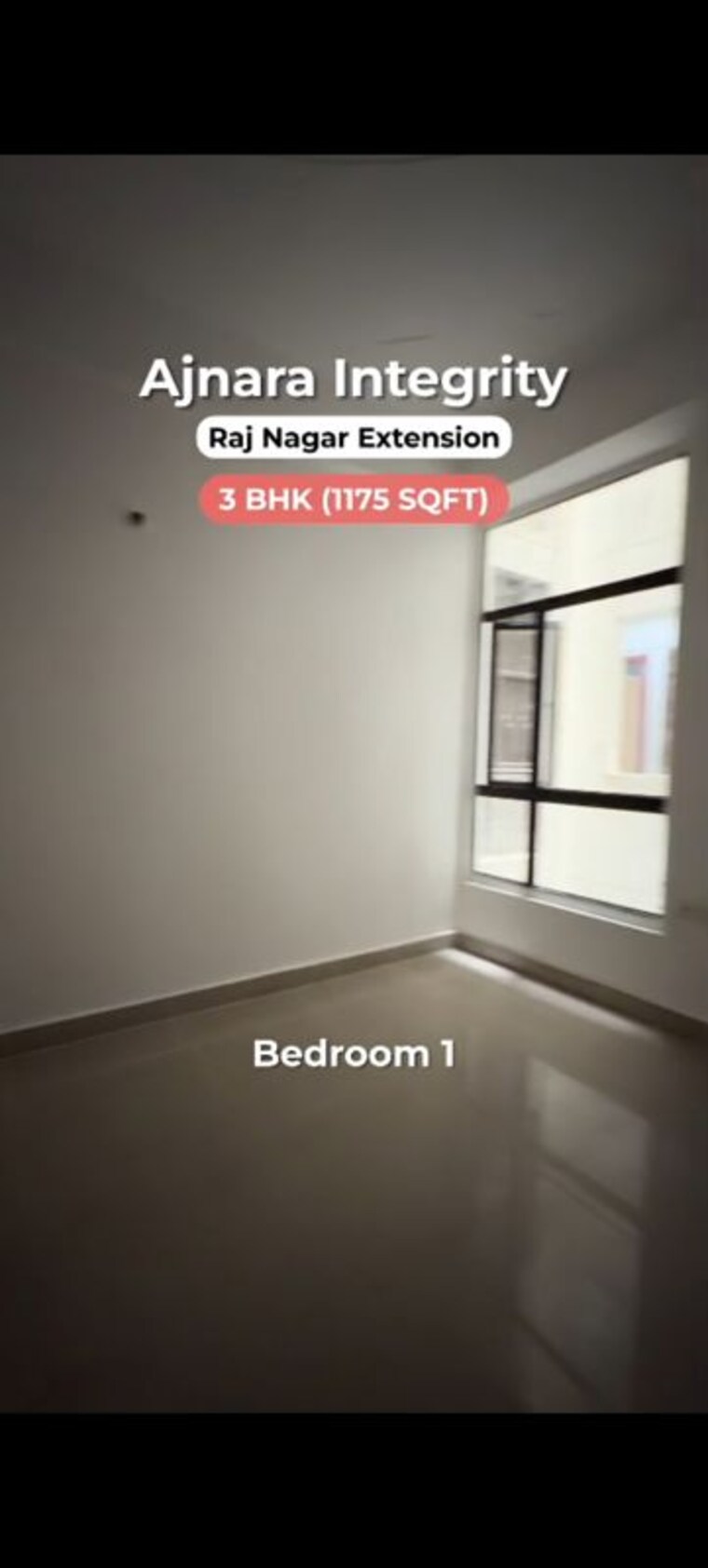 Room, ajnara-integrity 3 Bedroom 1175 Sq.Ft. Apartment In Raj Nagar Extension Ghaziabad 10761268