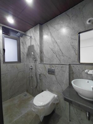 Bathroom in 3 BHK Apartment at Sati Darshan Apartment, Malad West – for Rent