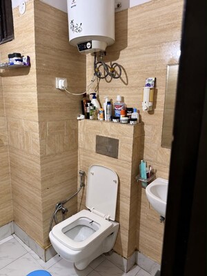 Bathroom in 2 BHK Builder Floor at Dwarka Mor – for Rent
