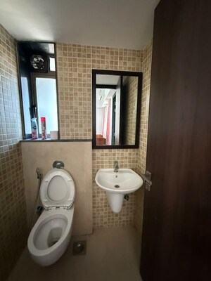 Bathroom in 1 BHK Apartment at Lodha Splendora, Ghodbunder Road – for Rent