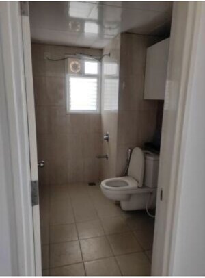 Bathroom in 3 BHK Apartment at Mantri Webcity, Hennur Road – for Rent