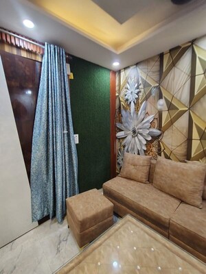 Living Room in 3 BHK Builder Floor at Dwarka Mor – for Rent