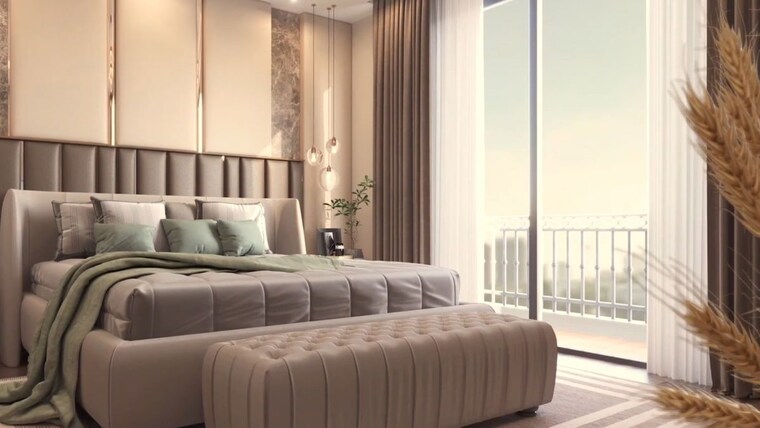 Bedroom, solitaire-pride 3 Bedroom 1450 Sq.Ft. Apartment In Jhalwa Allahabad 10761394