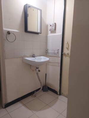 Bathroom in 1 BHK Apartment at Ojas Apartment, Baner Pashan Link Road – for Rent