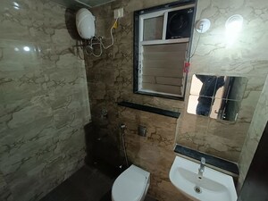 Bathroom in 2 BHK Apartment at Nyati Elysia, Kharadi – for Rent