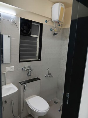 Bathroom in 2 BHK Apartment at Nyati Elan, Wagholi – for Rent