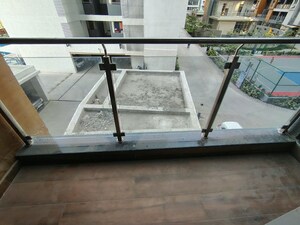 Balcony in 2.5 BHK Apartment at Gera Planet Of Joy, Kharadi – for Rent