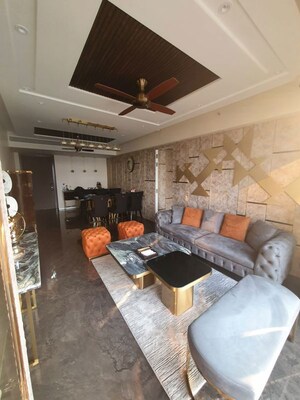Living Room in 3 BHK Apartment at Lodha Marquise, Worli – for Rent