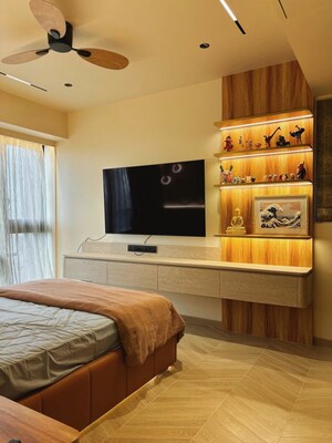 Bedroom in 3 BHK Apartment at Lodha Marquise, Worli – for Rent