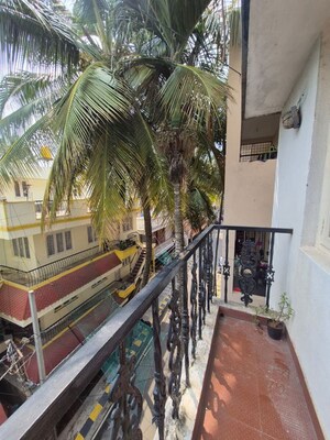 Balcony in 2 BHK Apartment at Btm Layout Stage 2 – for Rent