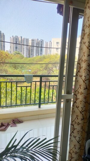 Balcony in 3 BHK Apartment at SMR Vinay Iconia Hyderabad, Kondapur – for Rent